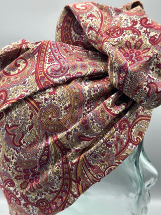 Long Road Burgundy Paisley